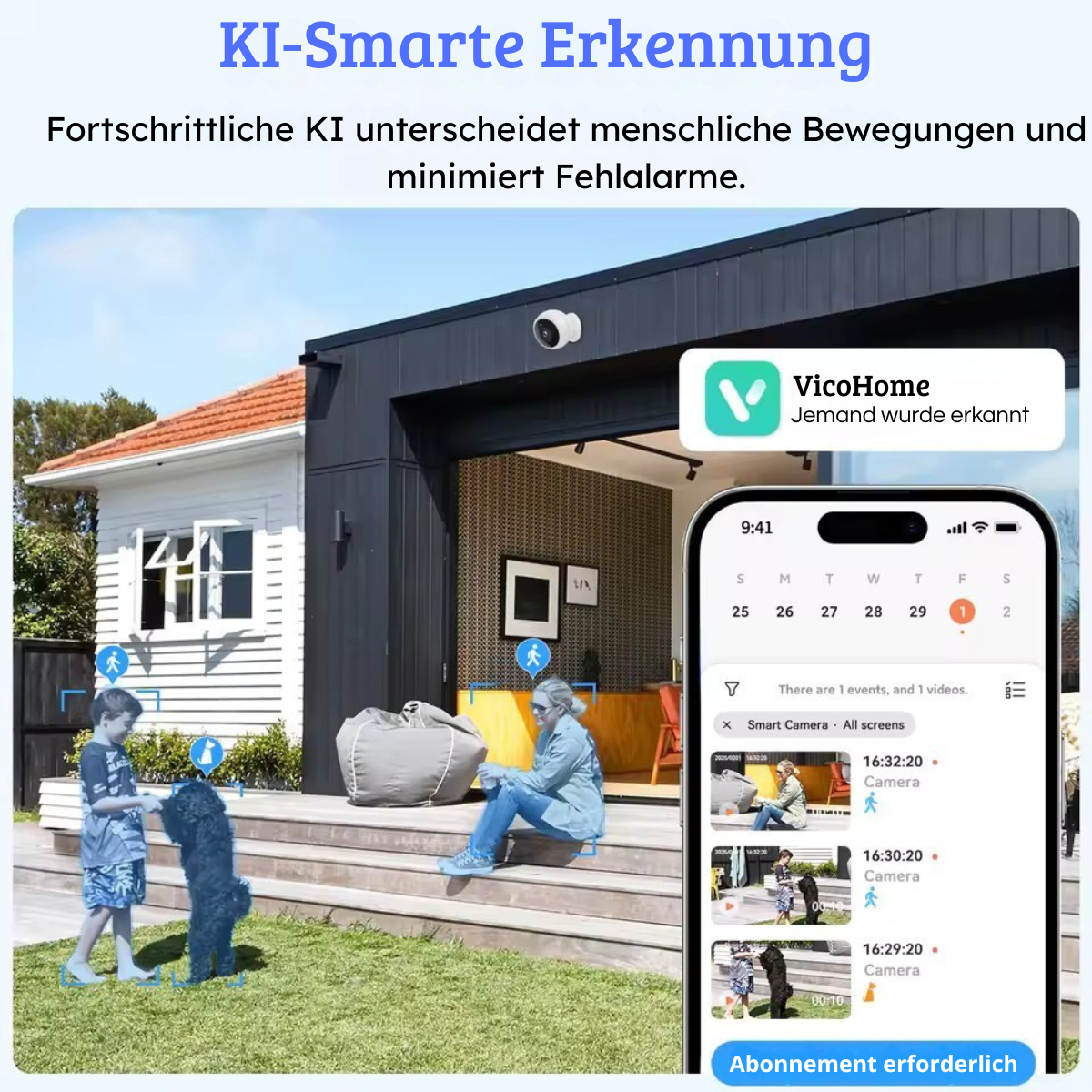 Magnetische kabellose Sicherheitskamera