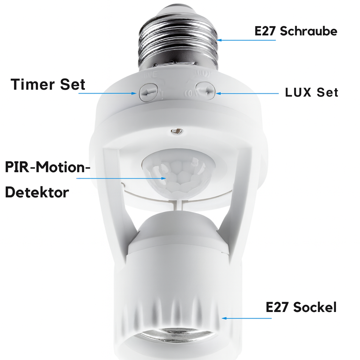 Bewegungssensor-Lampe