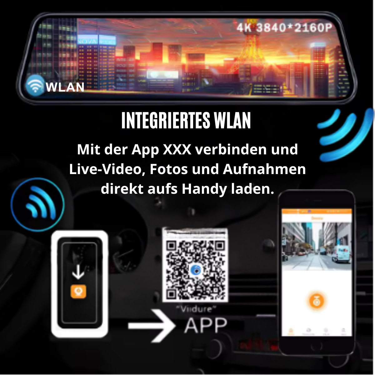 Rückspiegel-Dashcam