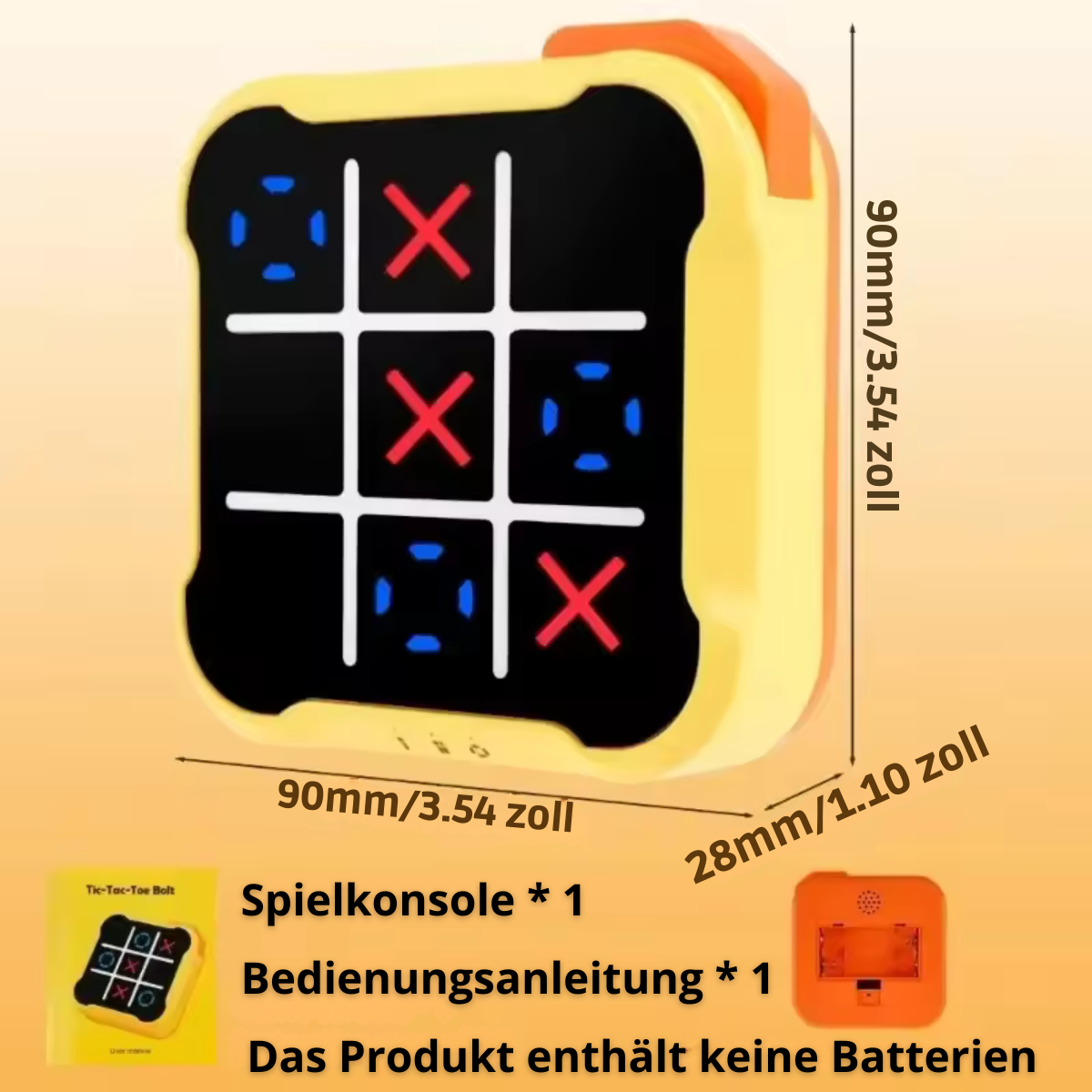 Tragbares Tic-Tac-Toe Brettspiel