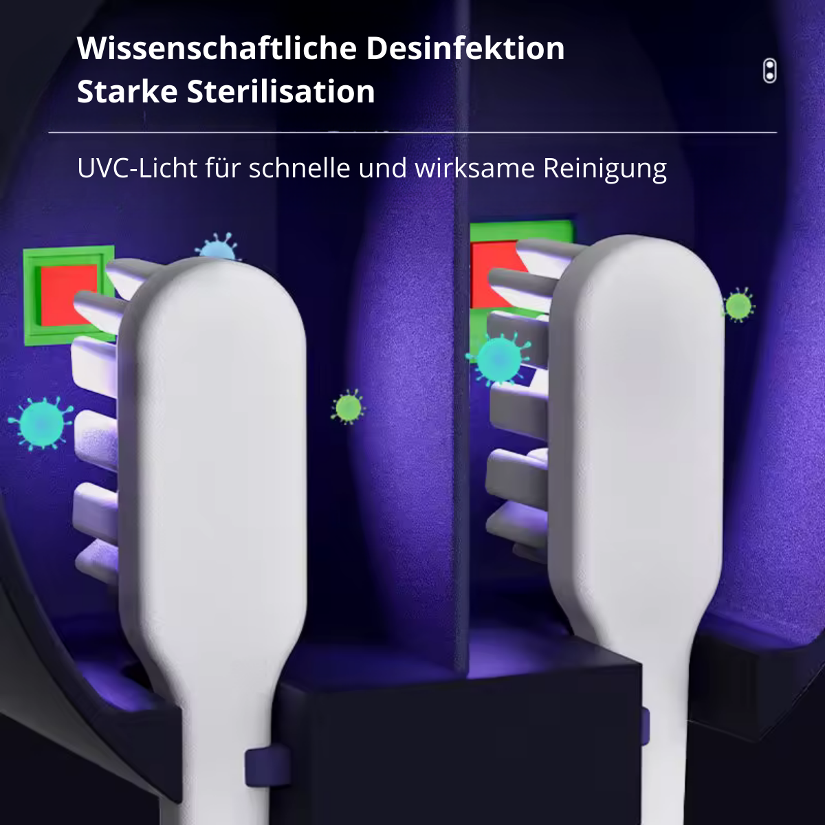 Automatischer UV-Sterilisator für Zahnbürsten