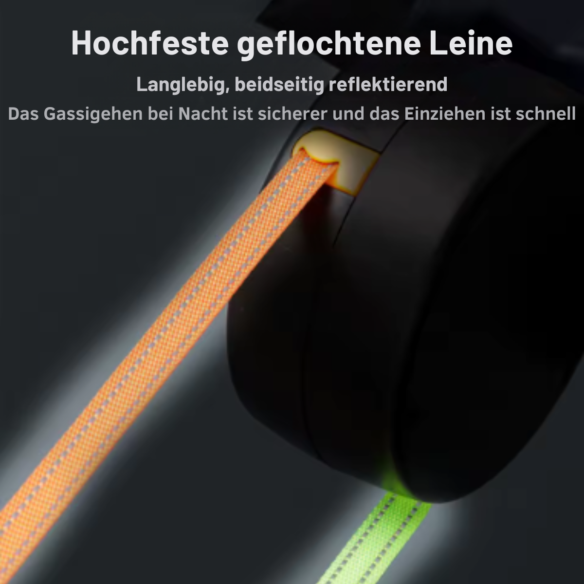 Doppelte retraktierbare Hundeleine