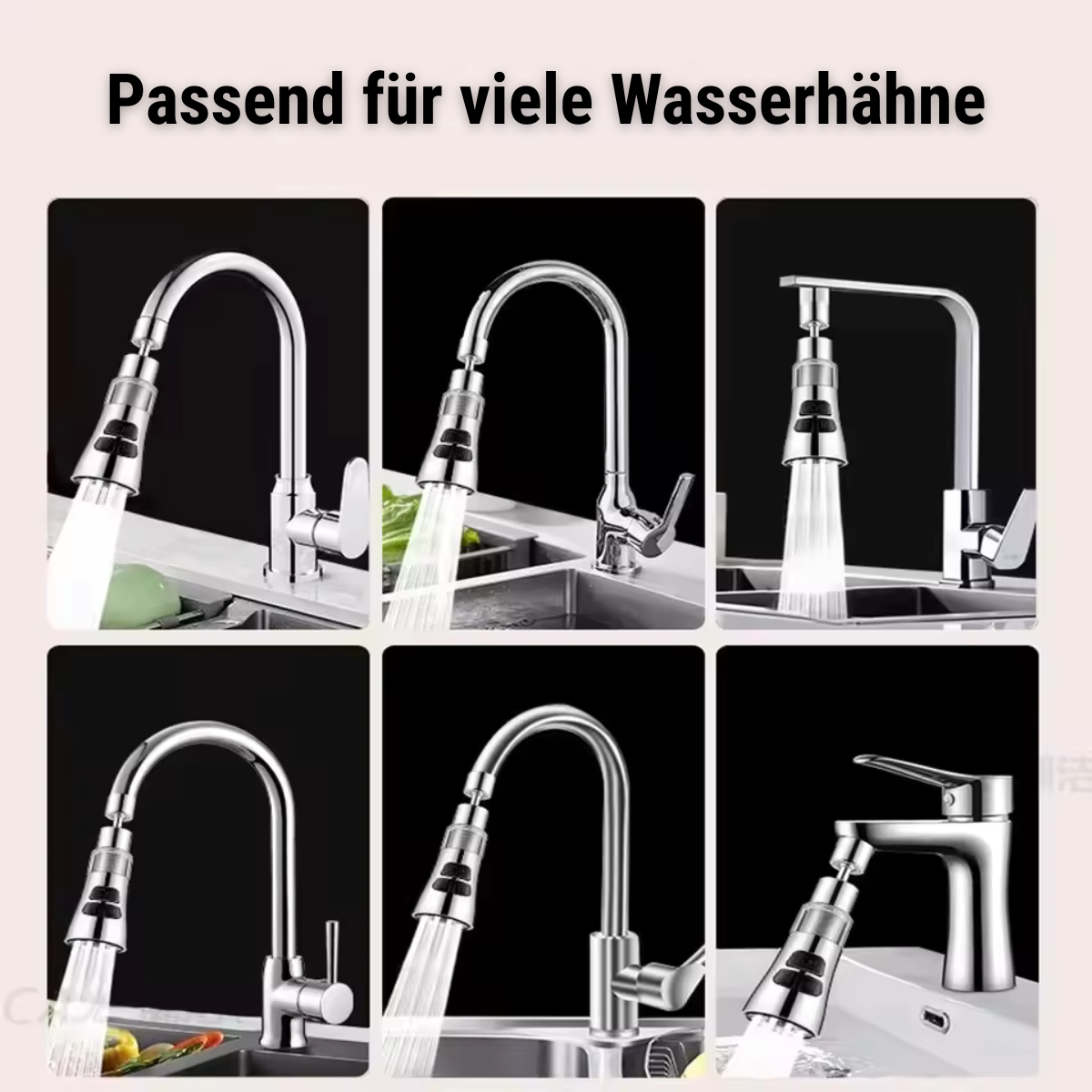 Wasserhahnverlängerung 360°