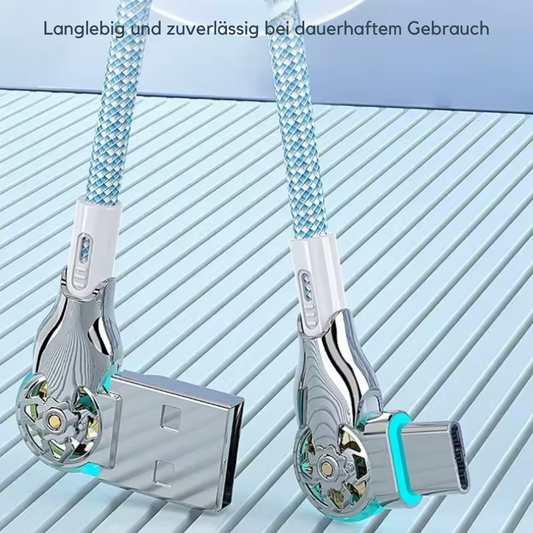 Usb Ladekabel 180° drehbar mit LED