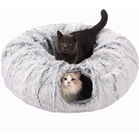 Katzenbett mit Tunnel interaktiv