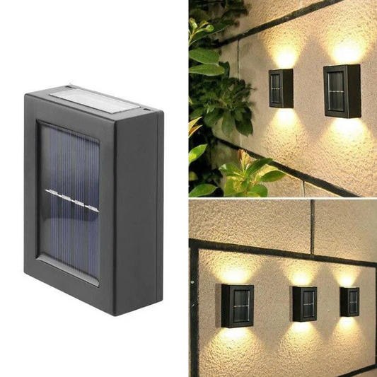 Solarbetriebene Außenwandleuchte | Wasserdicht & Automatisch