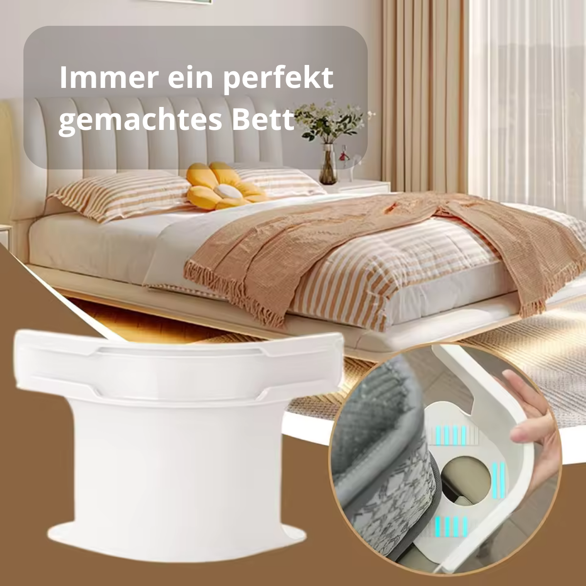 UNSICHTBARER BETTLAKEN-FIXIERER